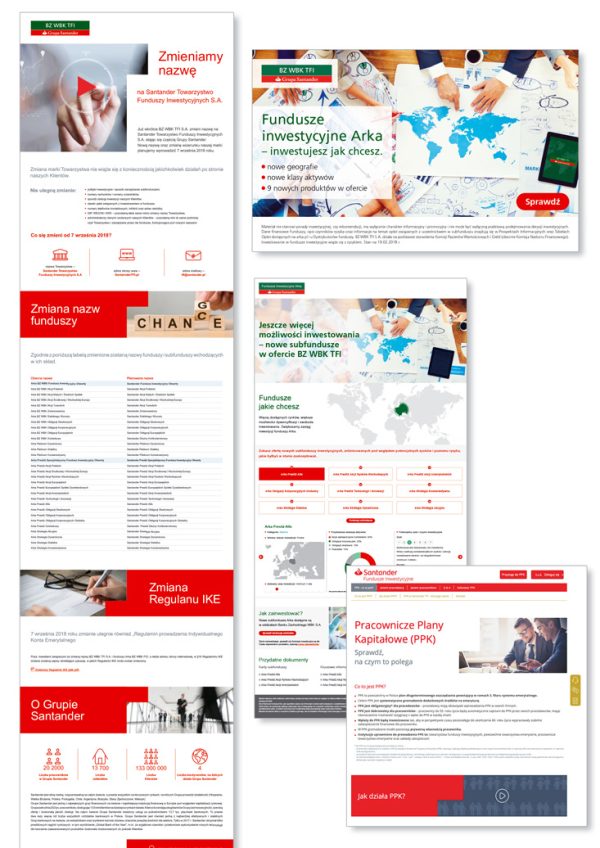Santander TFI materiały do sieci